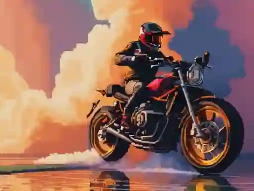 Игра 3D Moto Simulator онлајн