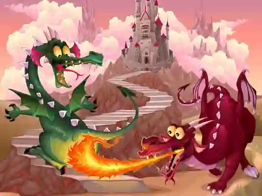 Игра Fairy Tale Dragons Memory онлајн