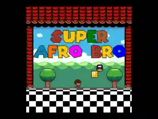 Игра Super Afro Bro онлајн