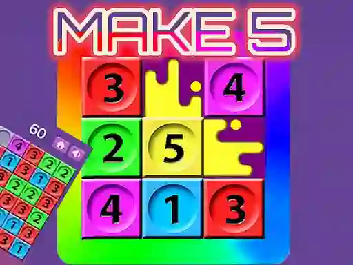 Игра Make 5 онлајн