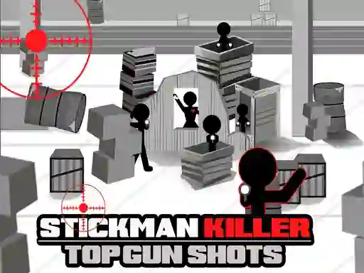 Игра Stickman Killer Top gun Shots онлајн