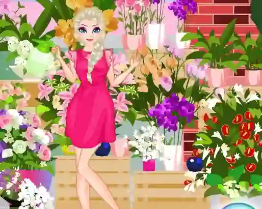Игра Ice Queen Flowers Festival онлајн