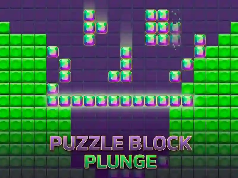 Игра Puzzle Block Plunge онлајн