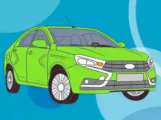 Игра Russian Cars Coloring Book онлајн