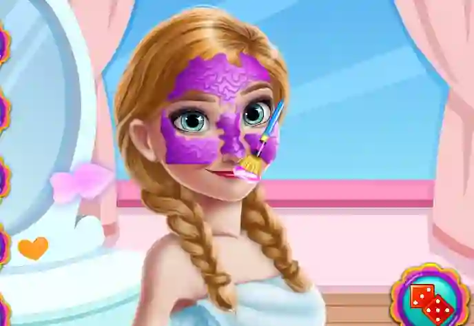 Игра Ice Princess Fruity Skin Care онлајн