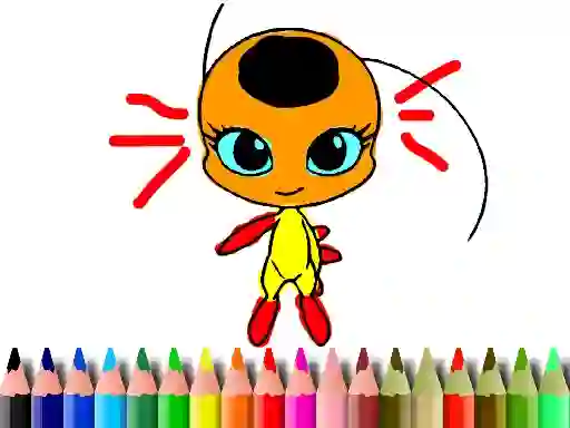 Игра Back To School: Dotted Girl Coloring онлајн