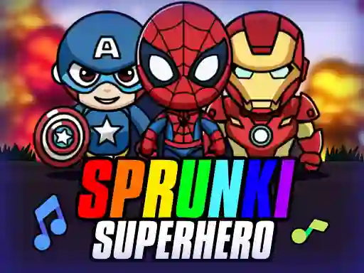 Игра Sprunki SuperHero онлајн