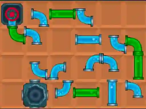 Игра Connect the Pipes 2d онлајн