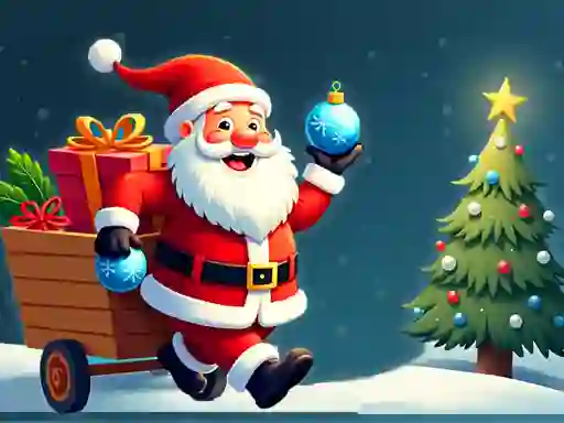 Игра Santa: The Magic of Tree Decorating онлајн