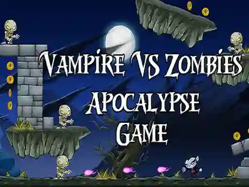 Игра Vamp kid vs The Zombies apocalipse онлајн