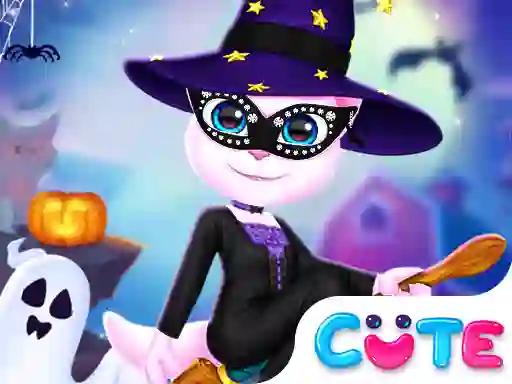 Игра Cat Girl Halloween Preparation онлајн