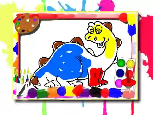 Игра Dinosaur Coloring Book онлајн
