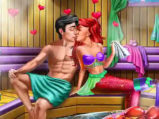 Игра Mermaid Sauna Flirting онлајн