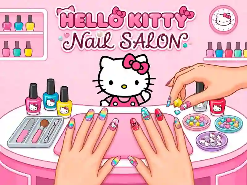 Игра Hello Kitty Nail Salon онлајн