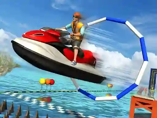 Игра Super Jet Ski Race Stunt онлајн