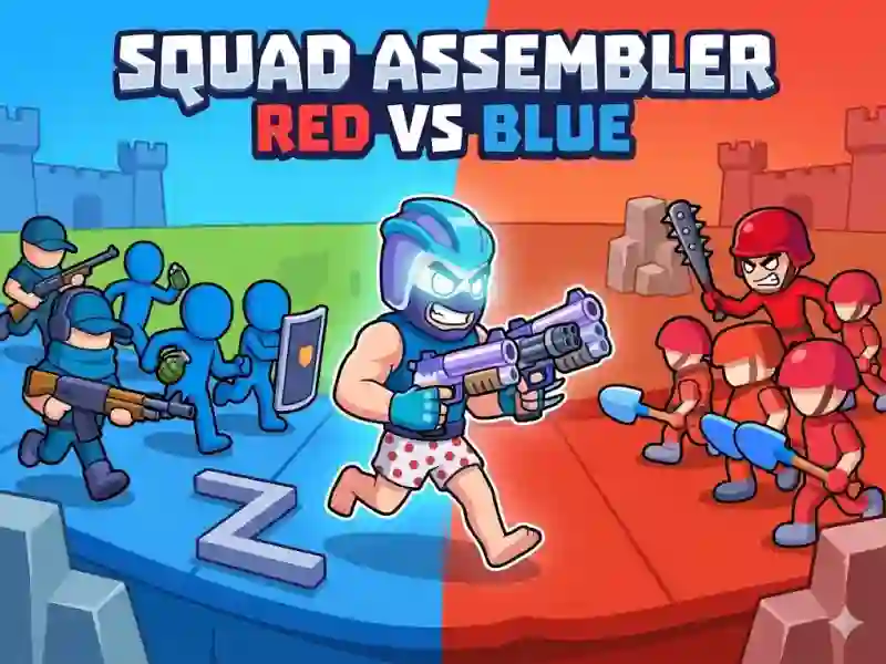 Игра Squad Assembler Red Vs Blue онлајн