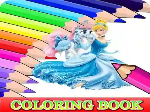 Игра Coloring Book for Cinderella онлајн