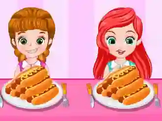 Игра Princess Hotdog Eating Contest онлајн