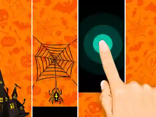 Игра Halloween Magic Tiles онлајн