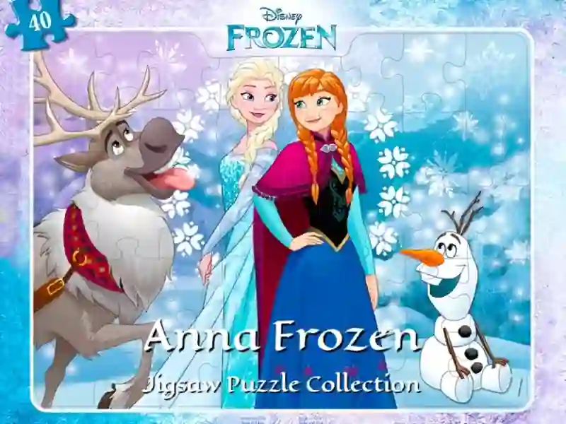 Игра Anna Frozen Jigsaw Puzzle Collection онлајн