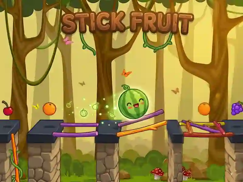 Игра Stick Fruit онлајн
