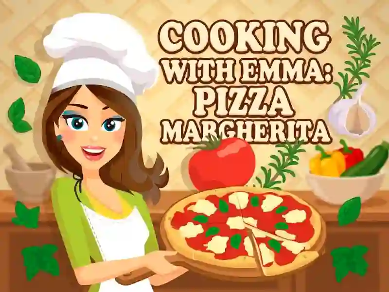 Игра Cooking with Emma Pizza Margherita онлајн