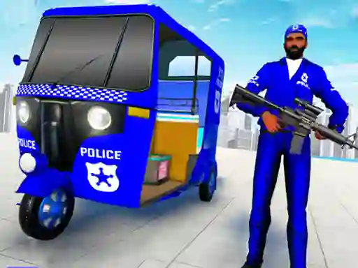 Игра Police Auto Rickshaw Taxi онлајн