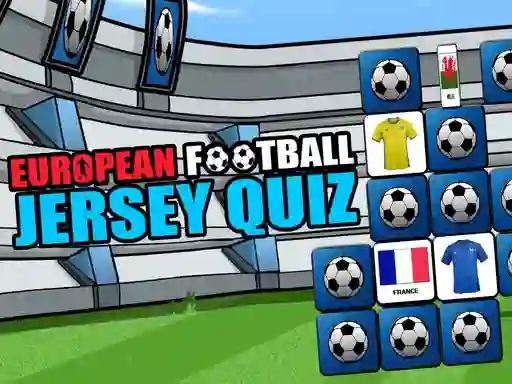 Игра European Football Jersey Quiz онлајн