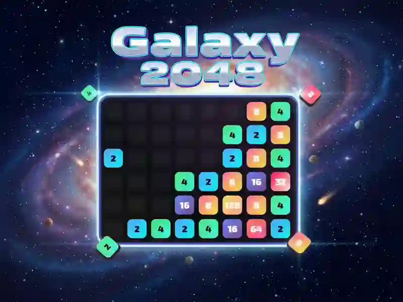 Игра Galaxy 2048 онлајн