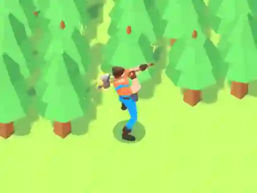 Игра Idle Lumberjack 3D онлајн