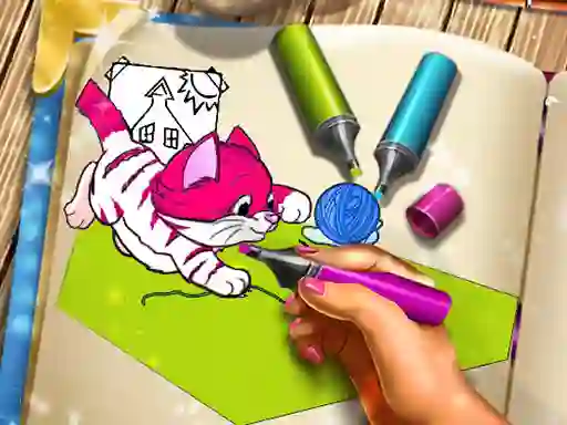 Игра Pets Coloring Book онлајн