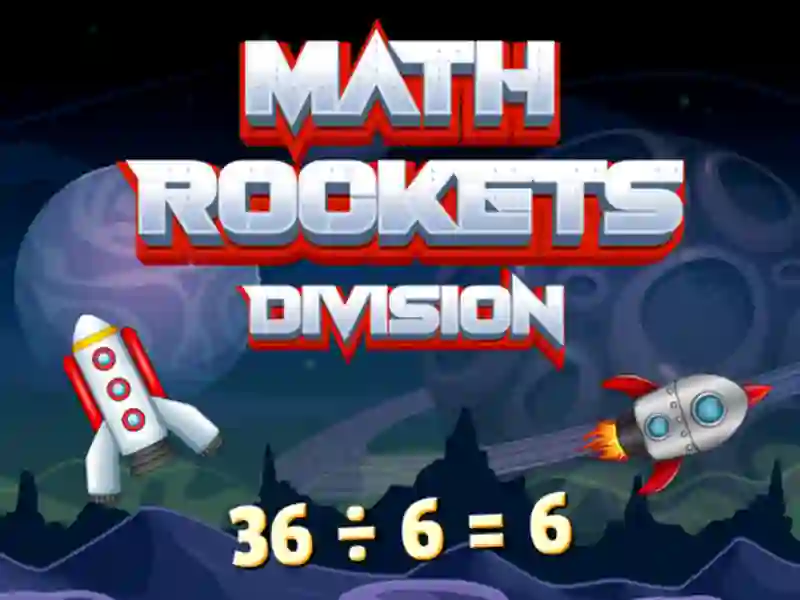 Игра Math Rockets Division онлајн