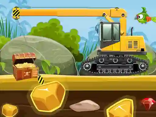 Игра Gold Truck Crane онлајн