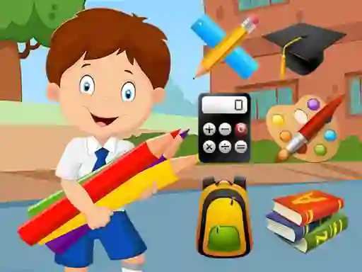 Игра School Match 3 онлајн