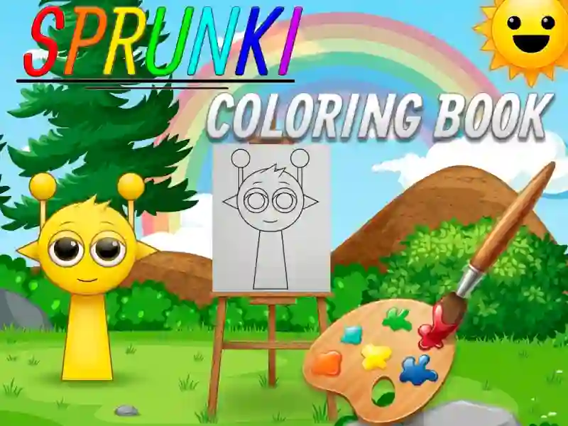 Игра Sprunki Coloring Book онлајн