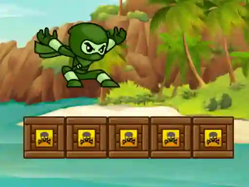 Игра Green Ninja Run онлајн