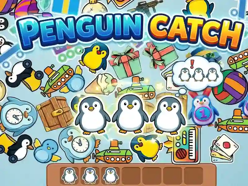 Игра Penguin catch онлајн