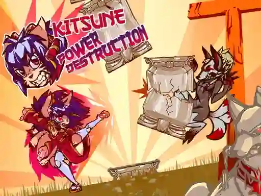 Игра Kitsune power destruction онлајн