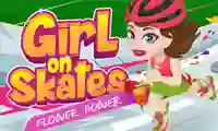 Игра Girl on Skates: Flower Power онлајн