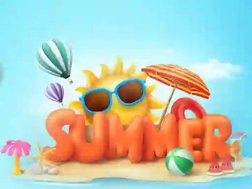 Игра Happy summer jigsaw puzzle онлајн