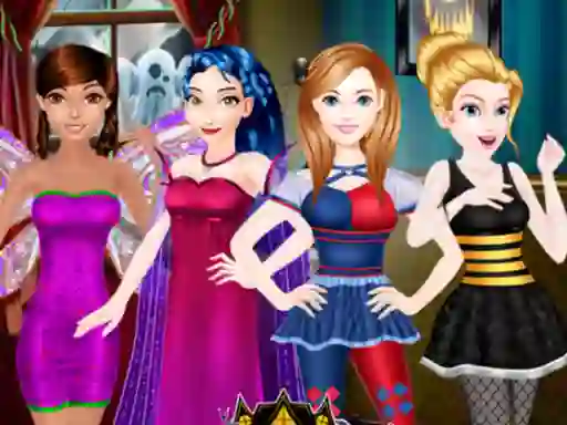 Игра Royal Halloween Party Dress Up онлајн