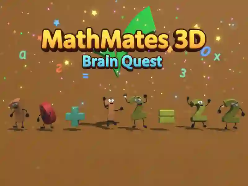 Игра MathMates 3D: Brain Quest онлајн
