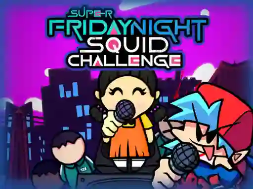 Игра Super Friday Night Squid Challenge онлајн