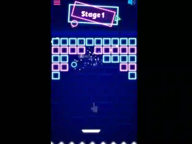 Игра Neon Bricks онлајн