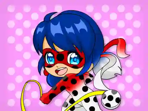 Игра Chibi Dottedgirl Coloring Book онлајн