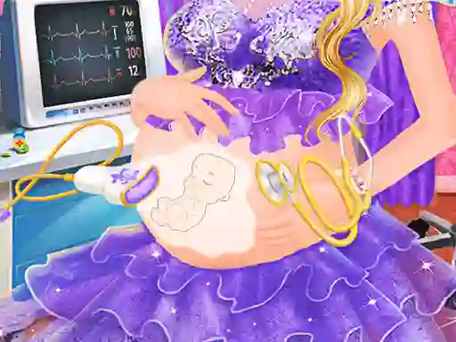 Игра Pregnant Princess Caring онлајн