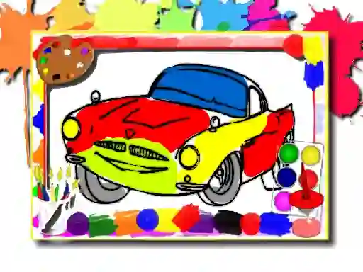 Игра Racing Cars Coloring Book онлајн
