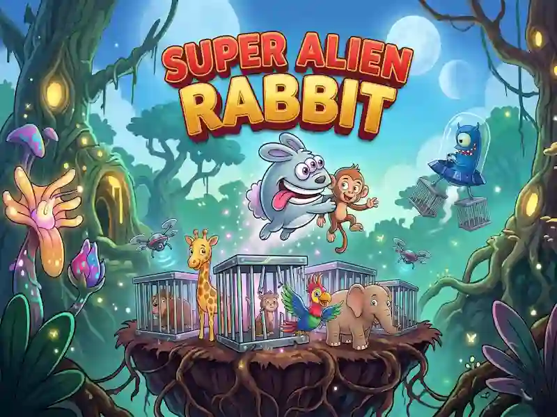 Игра Super Alien Rabbit онлајн