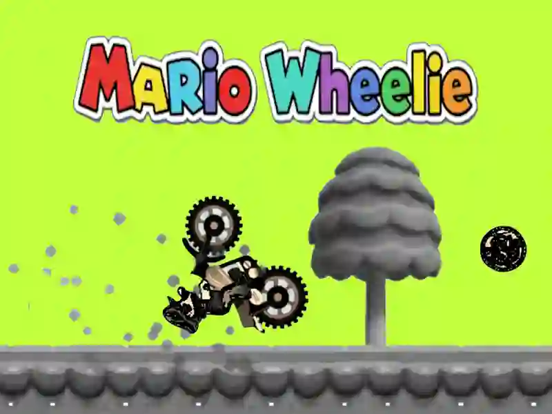 Игра Mario Wheelie онлајн