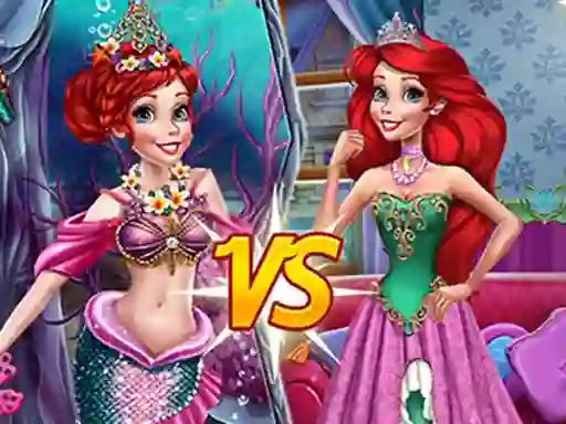 Игра Mermaid vs Princess онлајн